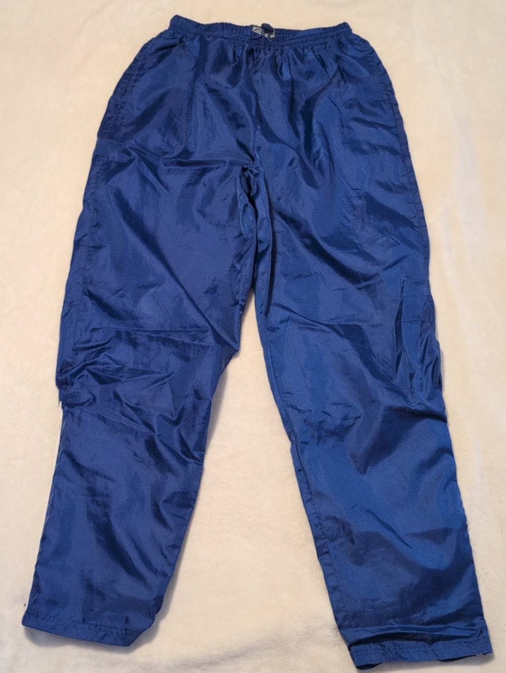 GTM Sportswear Mens Blue Athletic Track Pants Drawstring Size Medium